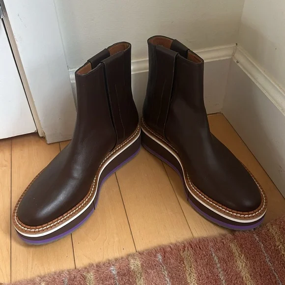New Clergerie Brown Boot - Picture 3 of 4